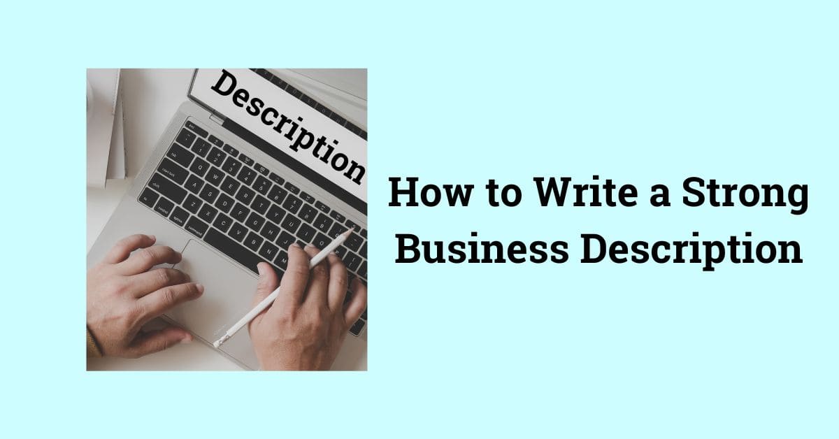 How to Write a Strong Business Description